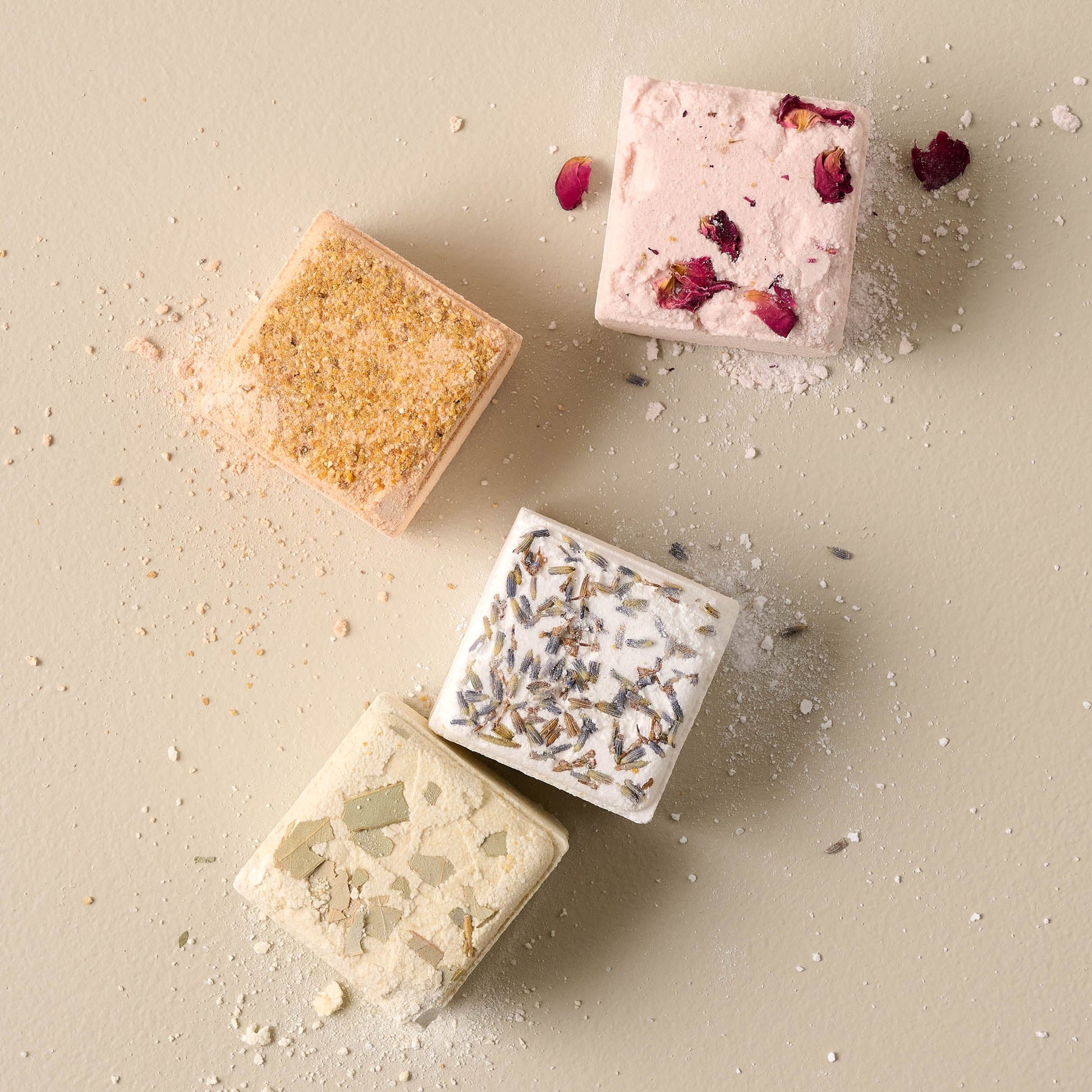 Among the Flowers Flora Bath Cube Set