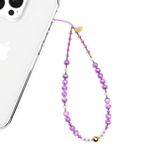 Amethyst Gemstone Phone Charm