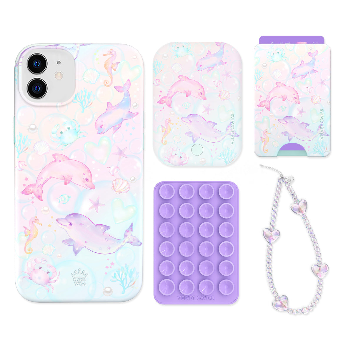 Aqua Angels iPhone Bundle Set - Wallet