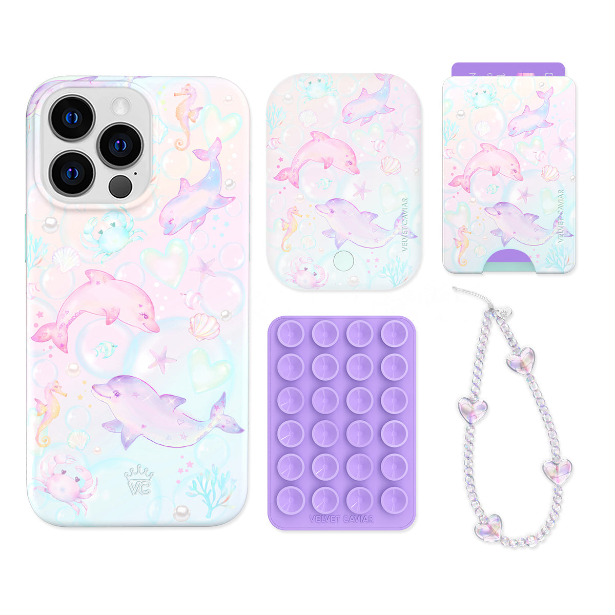 Aqua Angels iPhone Bundle Set - Wallet
