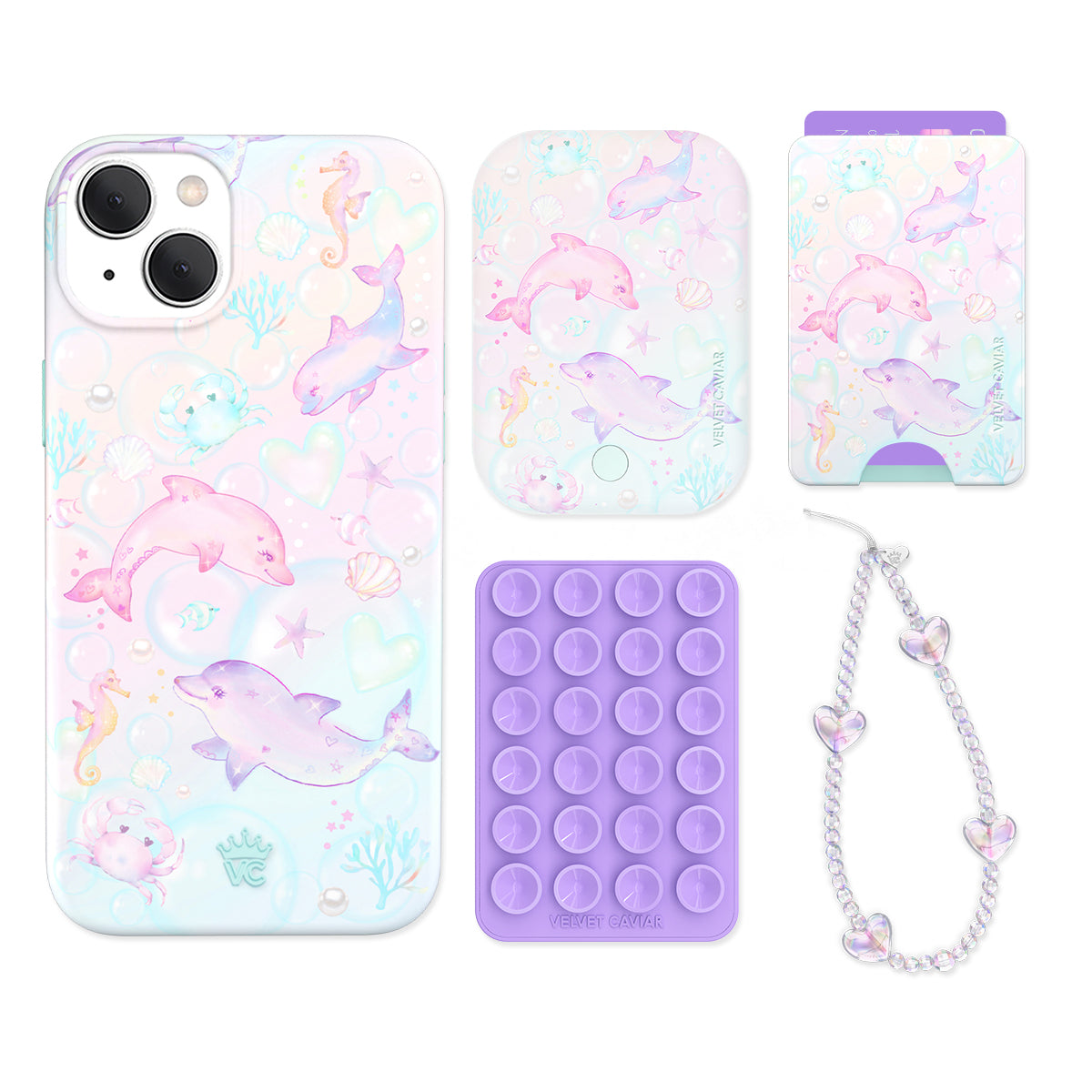 Aqua Angels iPhone Bundle Set - Wallet