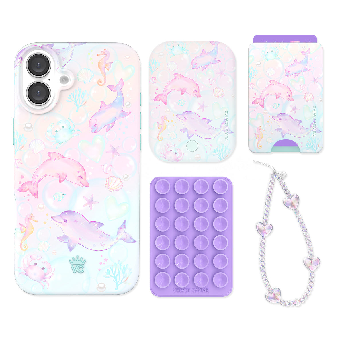 Aqua Angels iPhone Bundle Set - Wallet