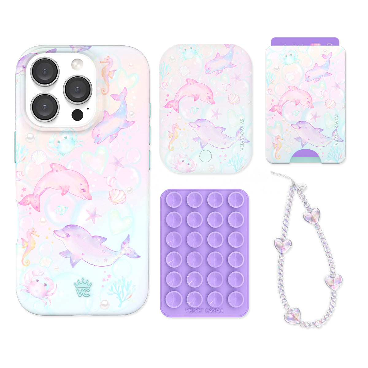 Aqua Angels iPhone Bundle Set - Wallet