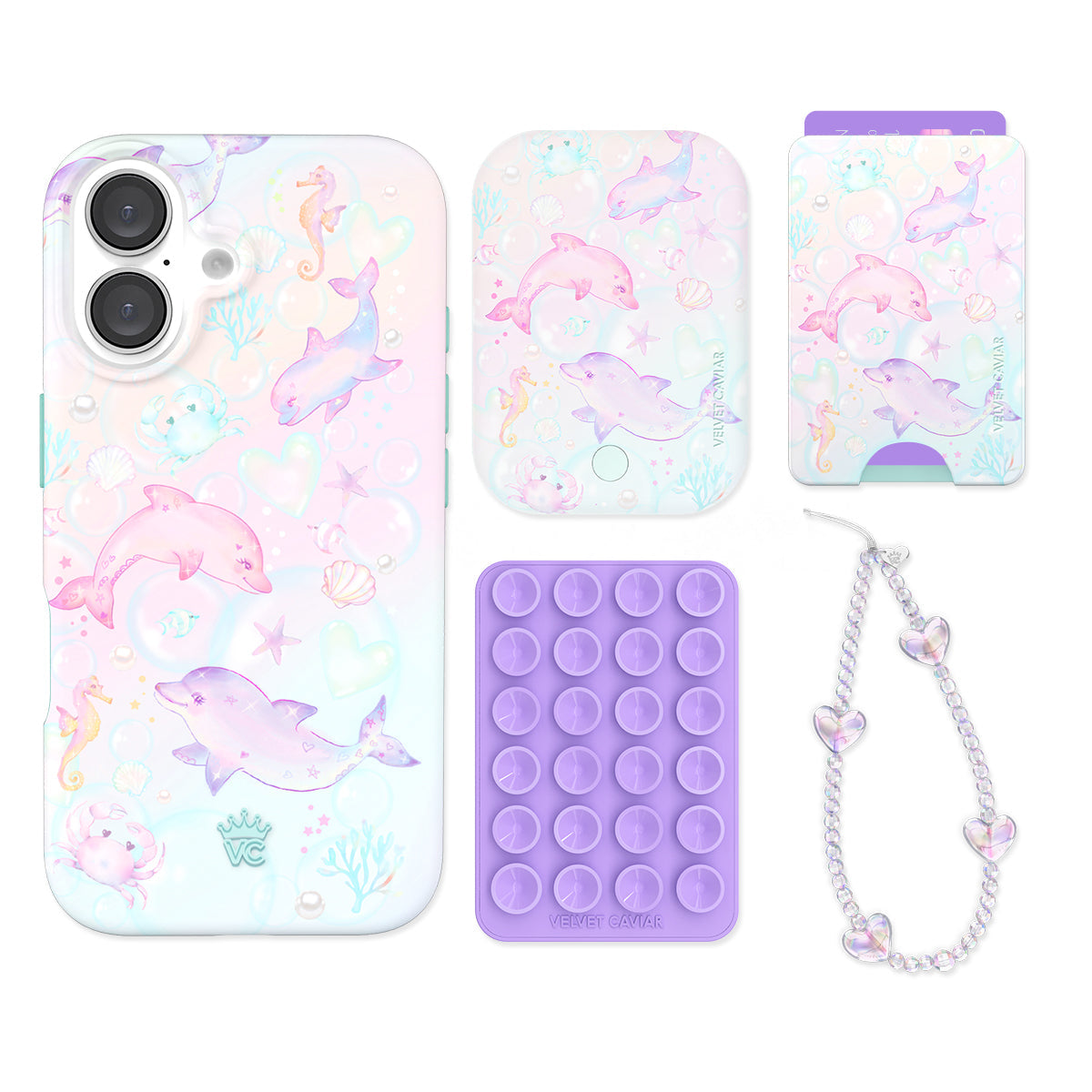 Aqua Angels iPhone Bundle Set - Wallet