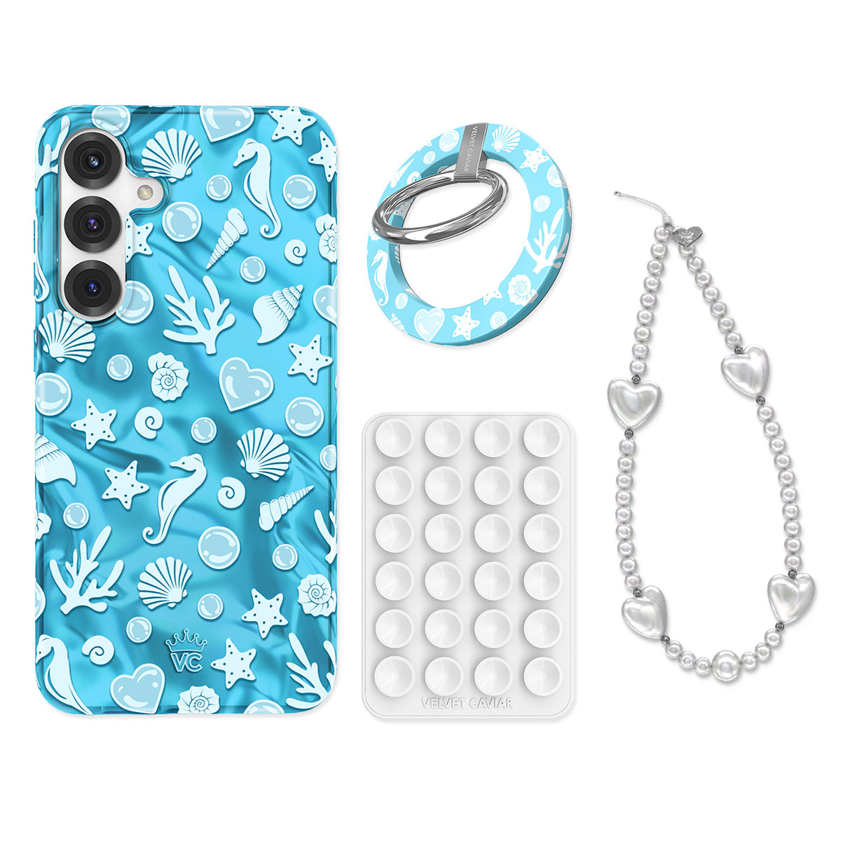 Aquamarine Holo Samsung Bundle Set