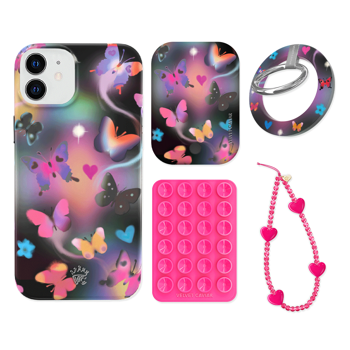 Aurora Butterfly iPhone Bundle Set - Grip