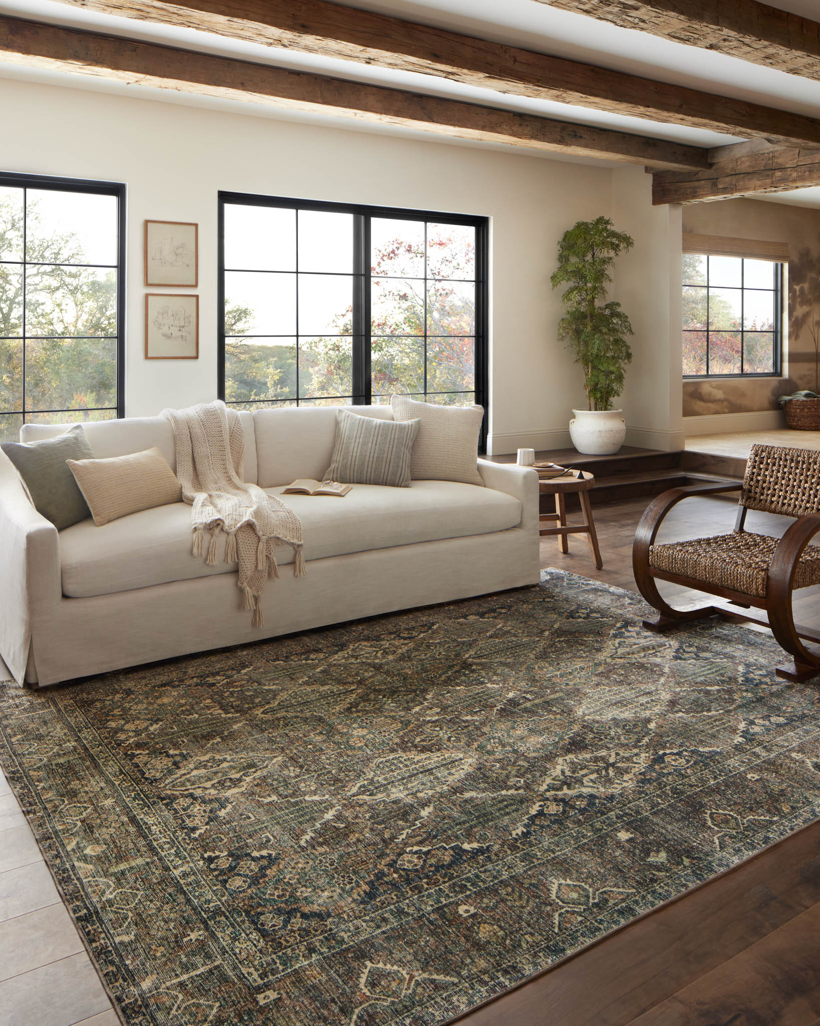 Banks Spice Blue Rug