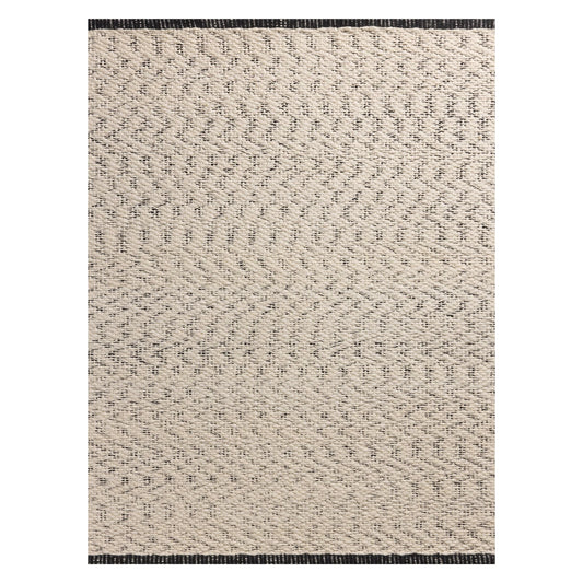 Betty Ivory Black Rug