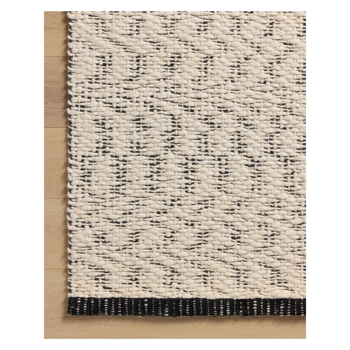 Betty Ivory Black Rug