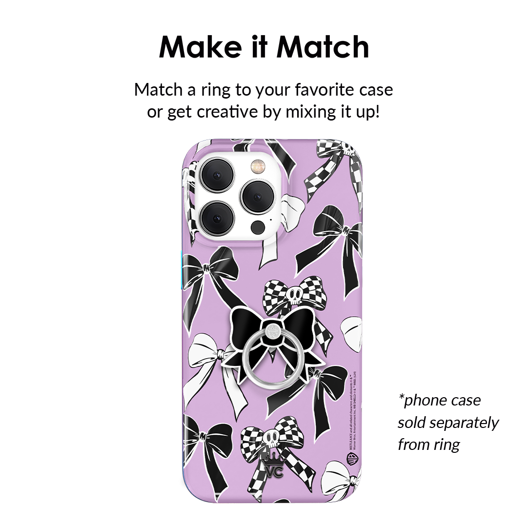Black Bow Phone Ring