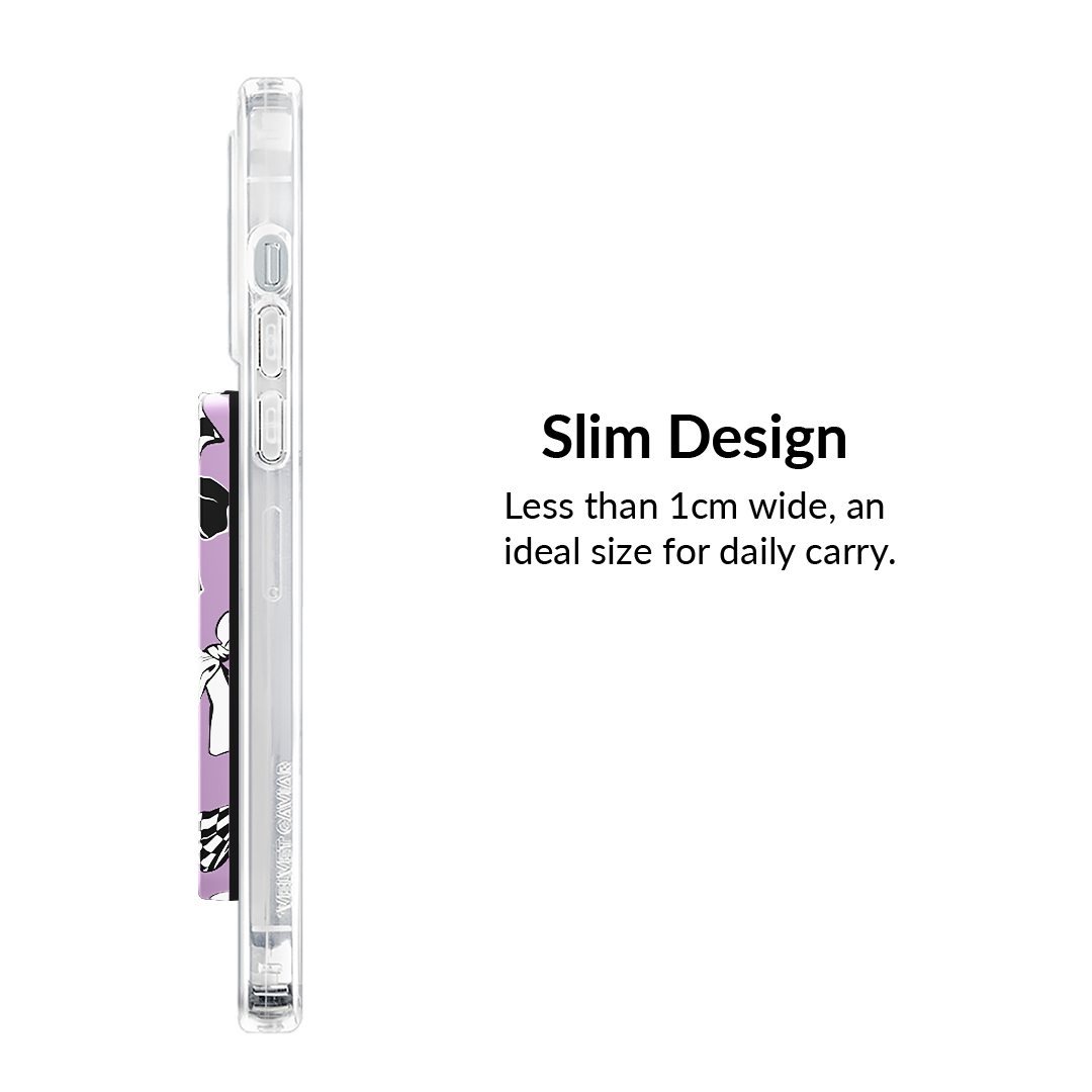 Beetlejuice Bows MagSafe Wallet