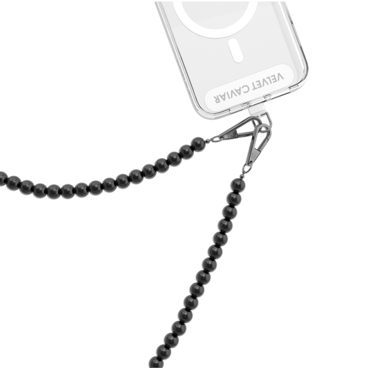 Black Pearl Phone Crossbody Strap