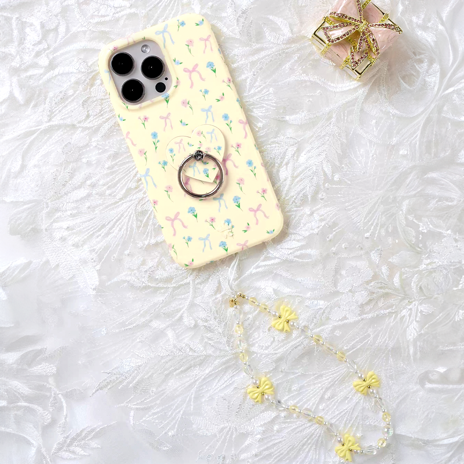 Buttercup Bows Phone Charm