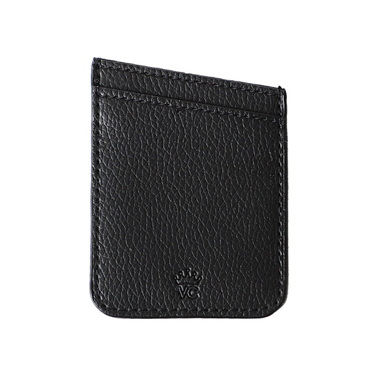 Black Leather Phone Wallet