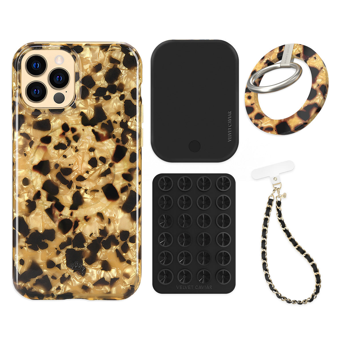 Blonde Tort iPhone Bundle Set - Grip
