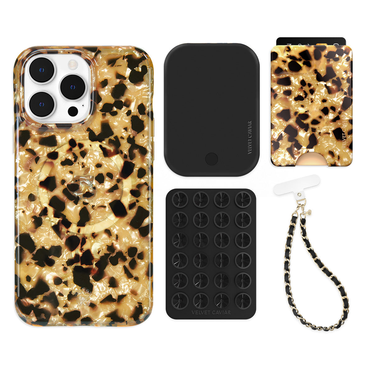 Blonde Tort iPhone Bundle Set - Wallet