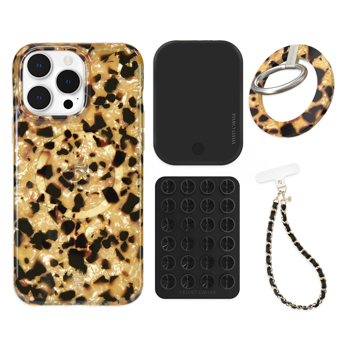 Blonde Tort iPhone Bundle Set - Grip