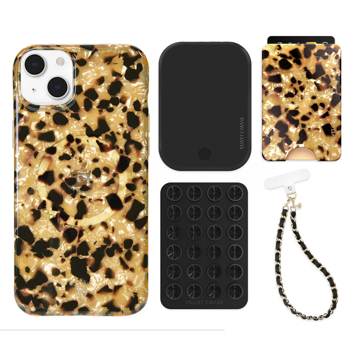 Blonde Tort iPhone Bundle Set - Wallet