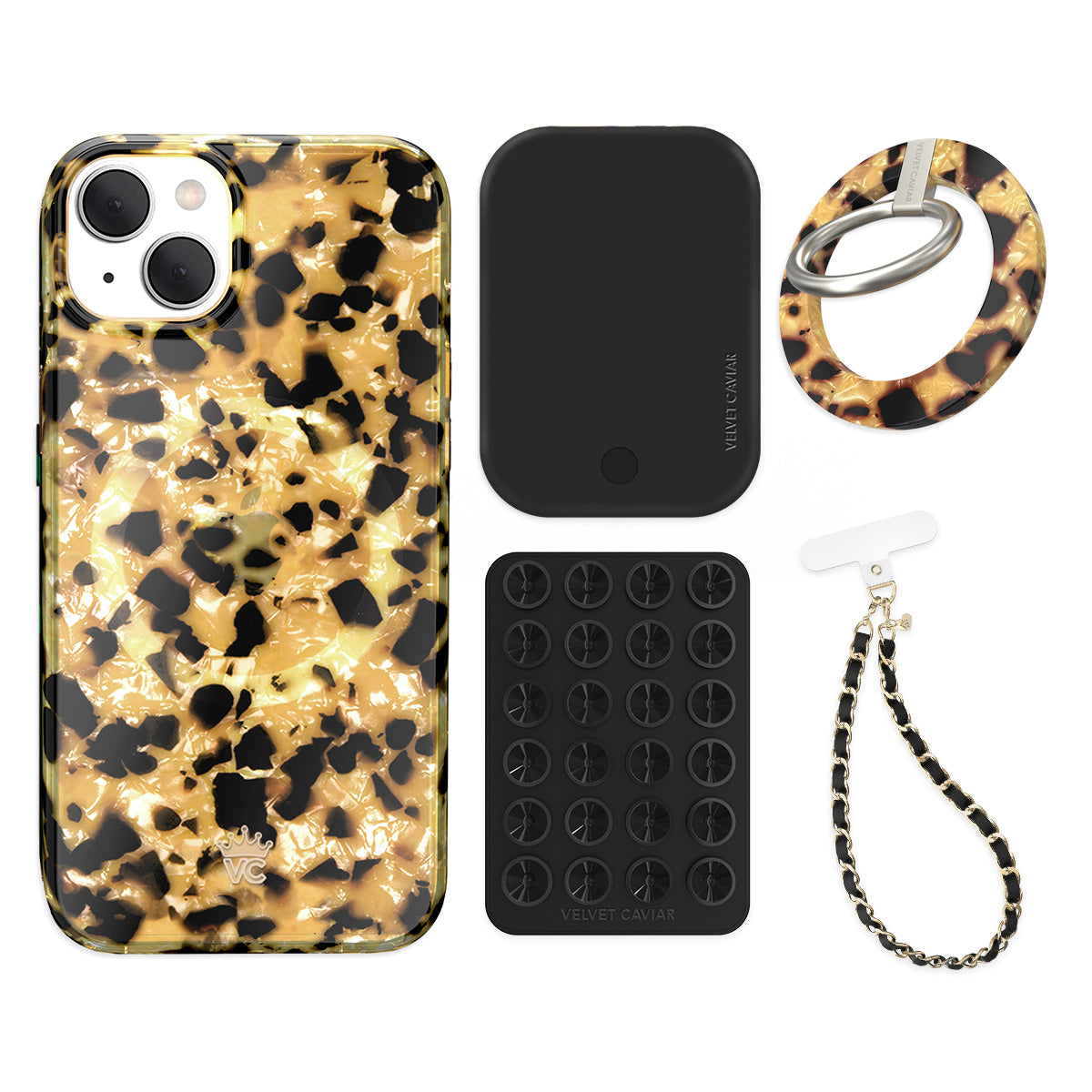 Blonde Tort iPhone Bundle Set - Grip