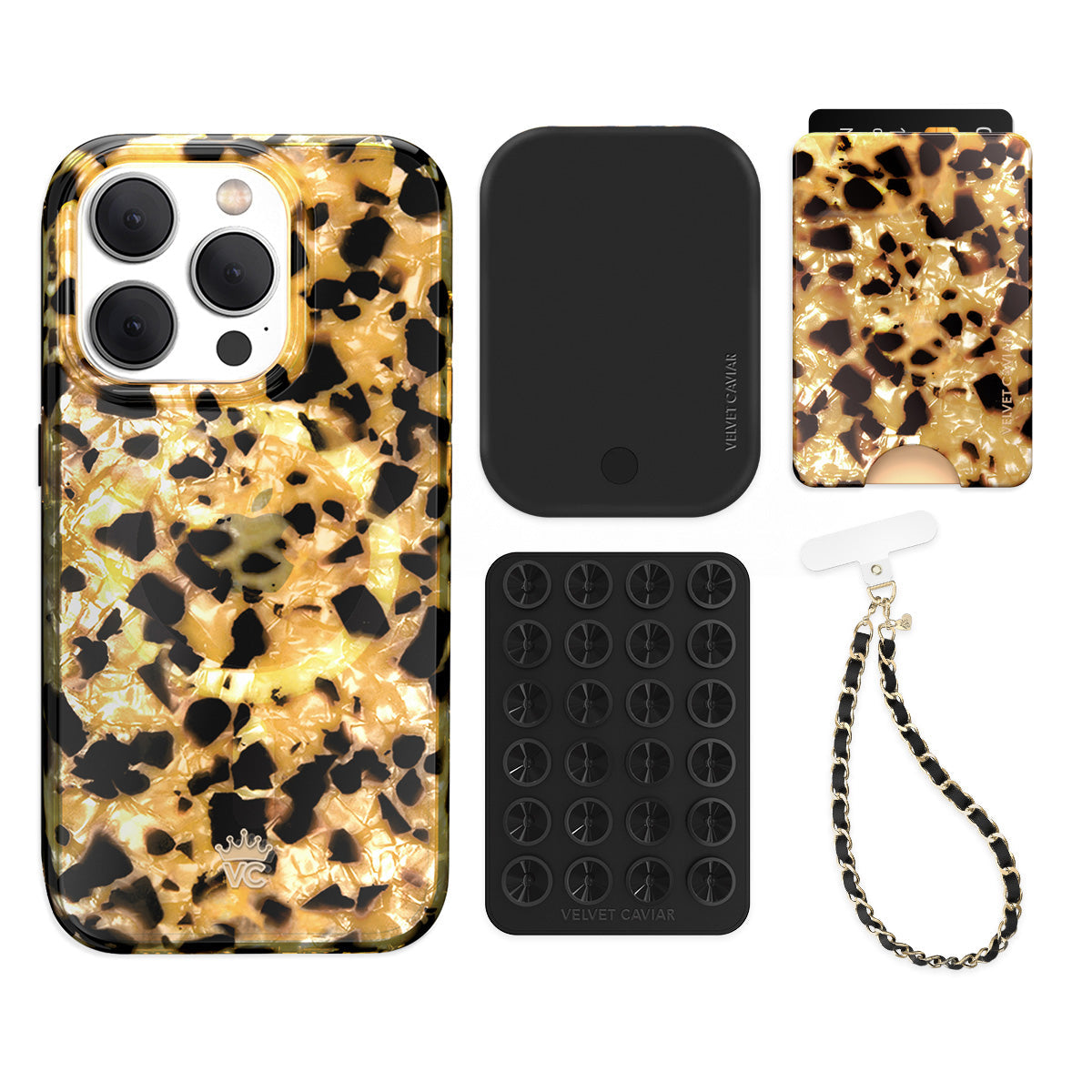 Blonde Tort iPhone Bundle Set - Wallet