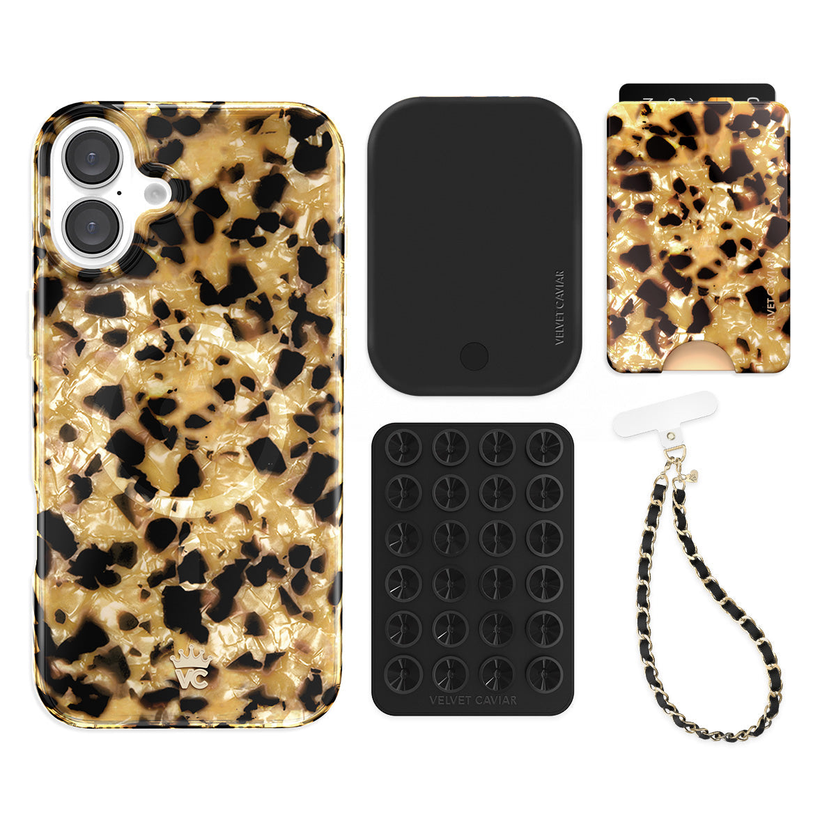 Blonde Tort iPhone Bundle Set - Wallet
