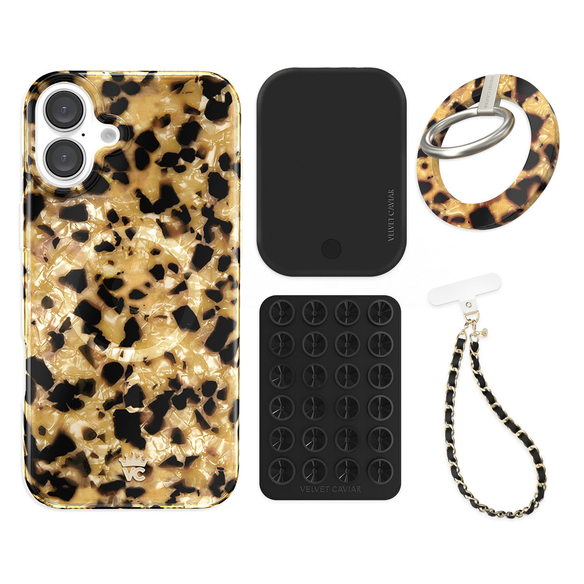 Blonde Tort iPhone Bundle Set - Grip