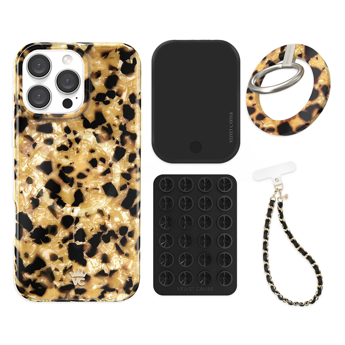 Blonde Tort iPhone Bundle Set - Grip