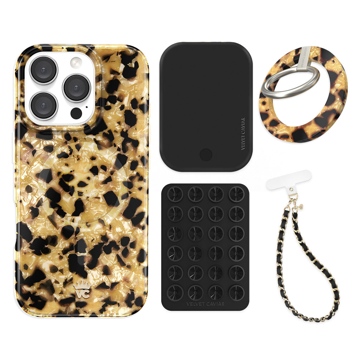 Blonde Tort iPhone Bundle Set - Grip