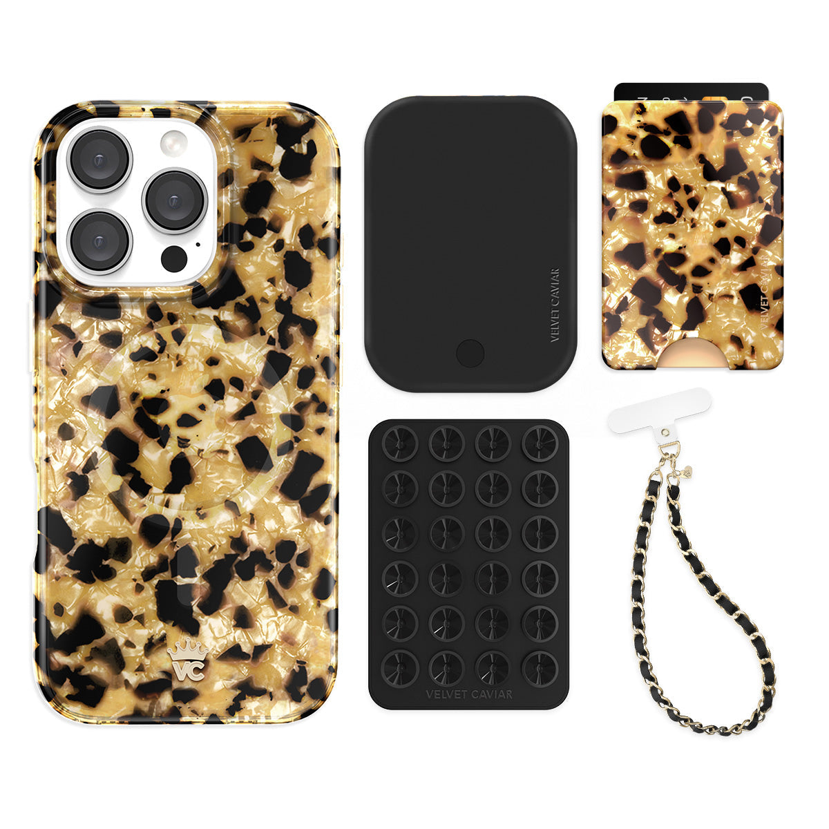 Blonde Tort iPhone Bundle Set - Wallet