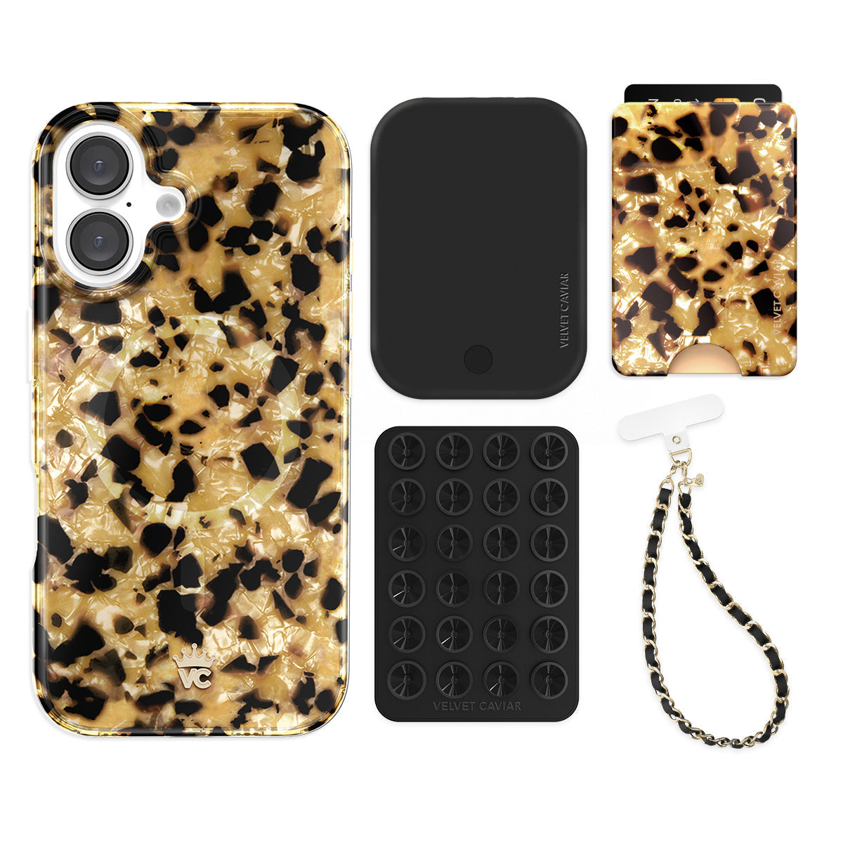 Blonde Tort iPhone Bundle Set - Wallet