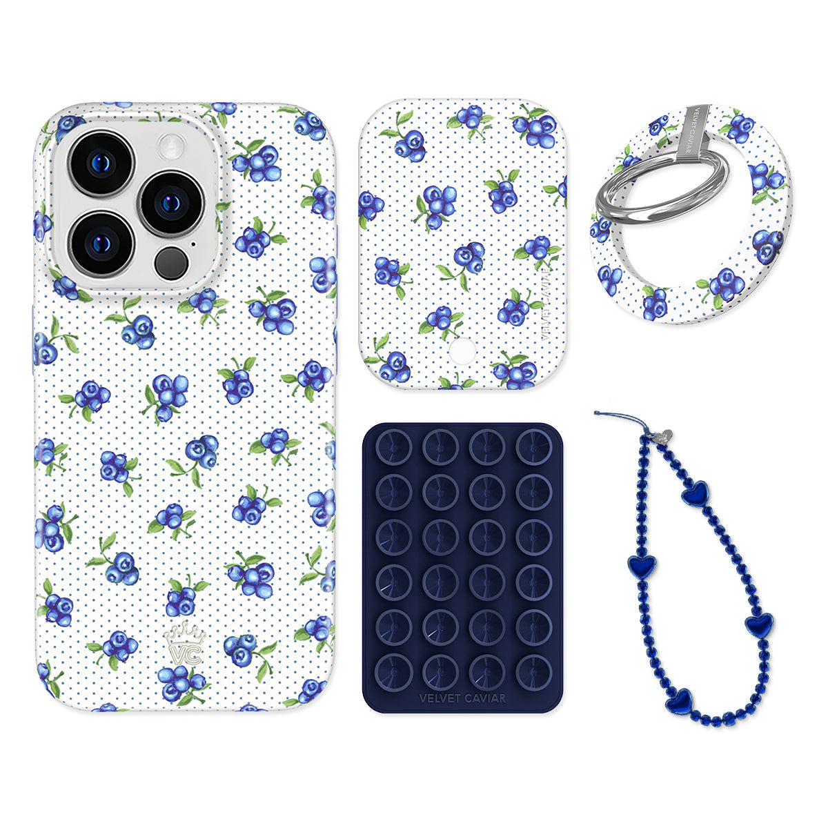 Blueberry Baby iPhone Bundle Set - Grip
