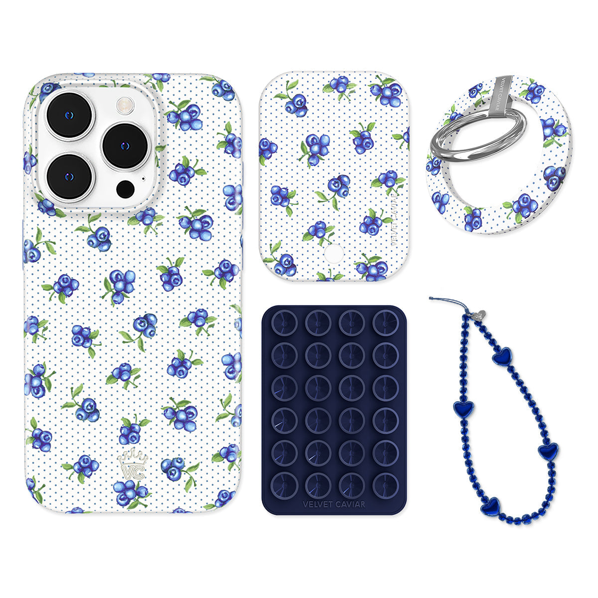 Blueberry Baby iPhone Bundle Set - Grip