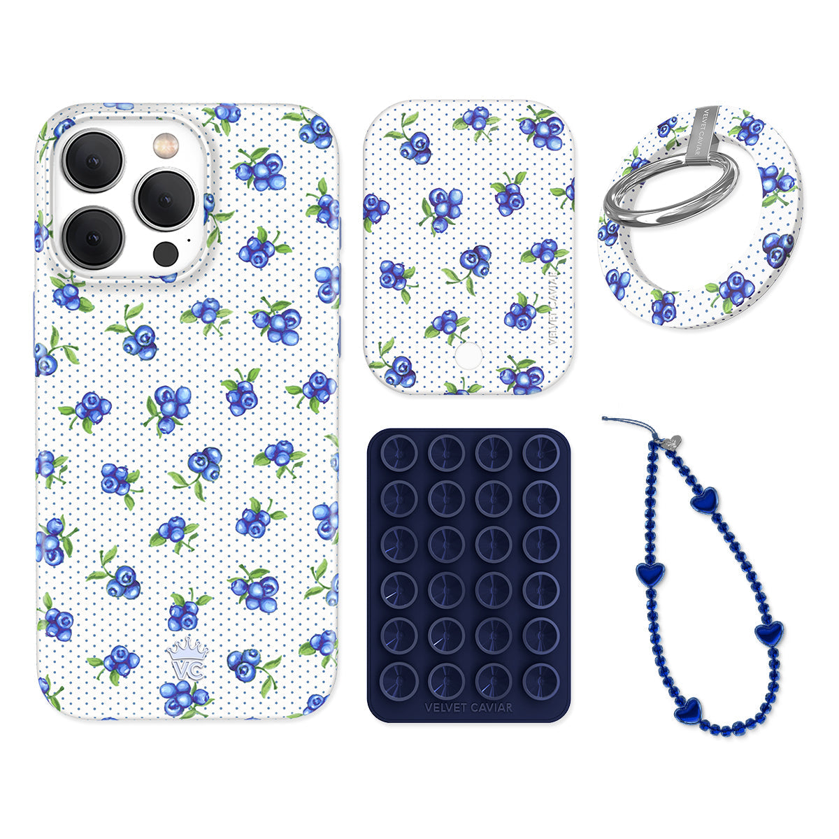 Blueberry Baby iPhone Bundle Set - Grip