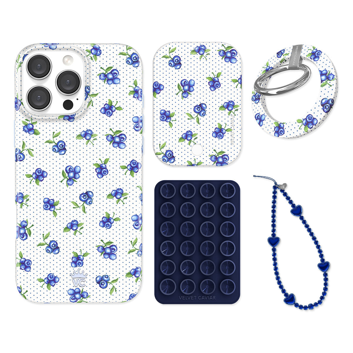 Blueberry Baby iPhone Bundle Set - Grip