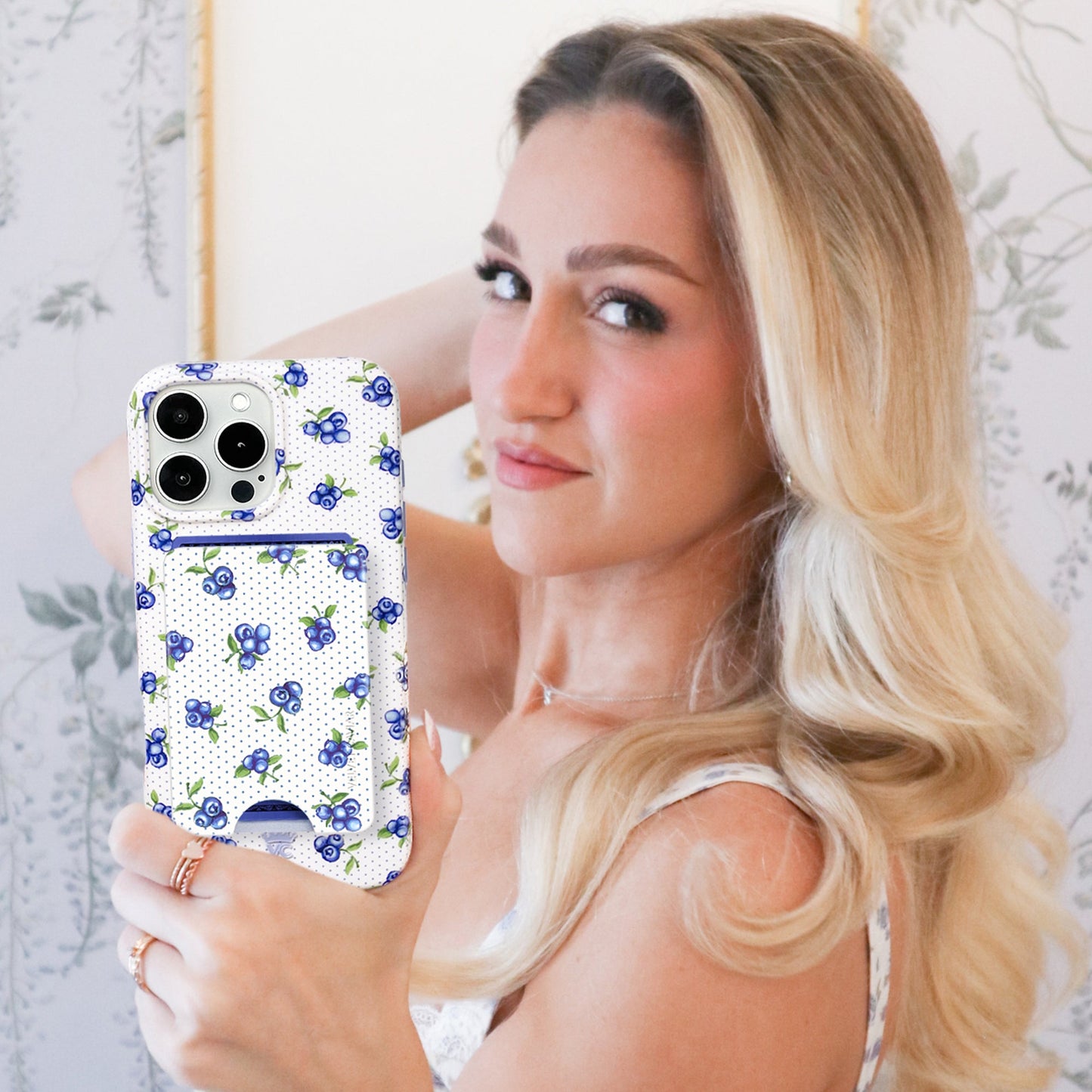 Blueberry Baby MagSafe Wallet