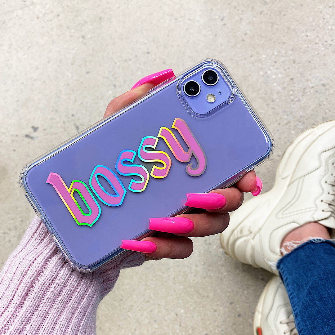 Bossy Clear iPhone Case