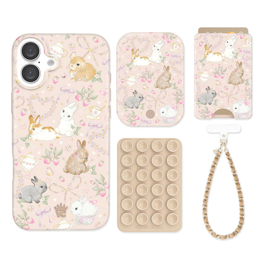 Bunnies & Bows iPhone Bundle Set - Wallet