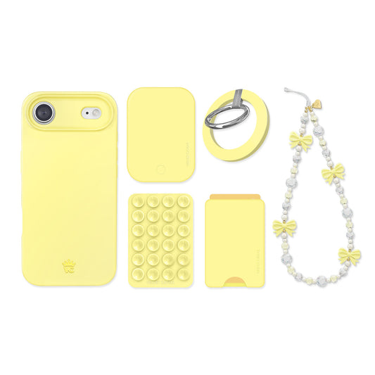 Butter Yellow iPhone Bundle Set