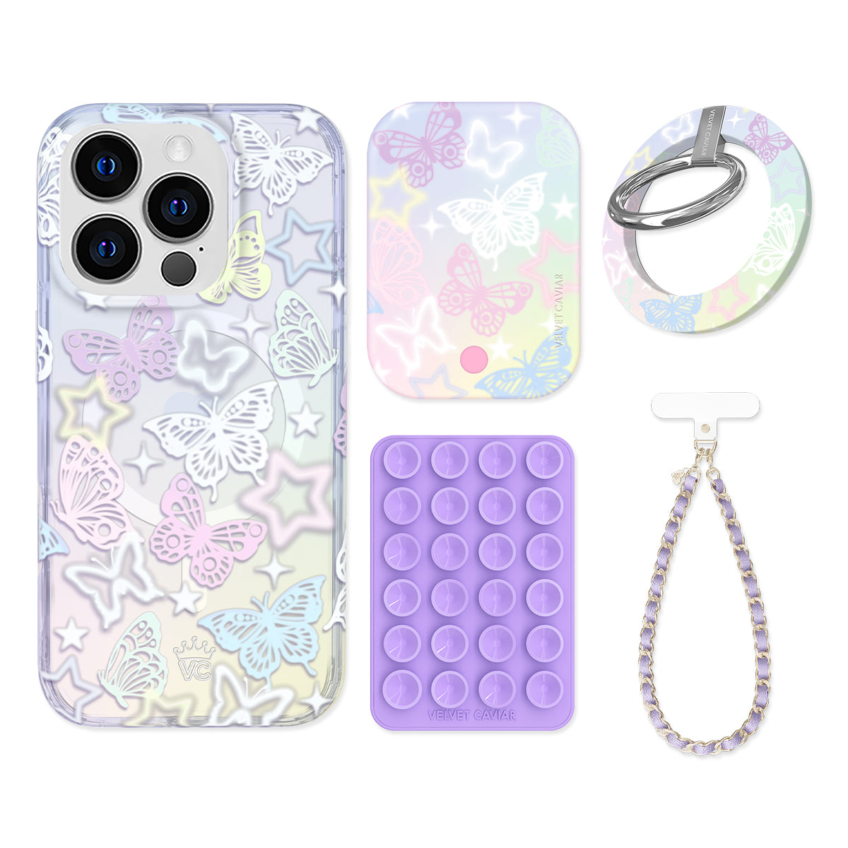 Butterfly Fantasy iPhone Bundle Set - Grip