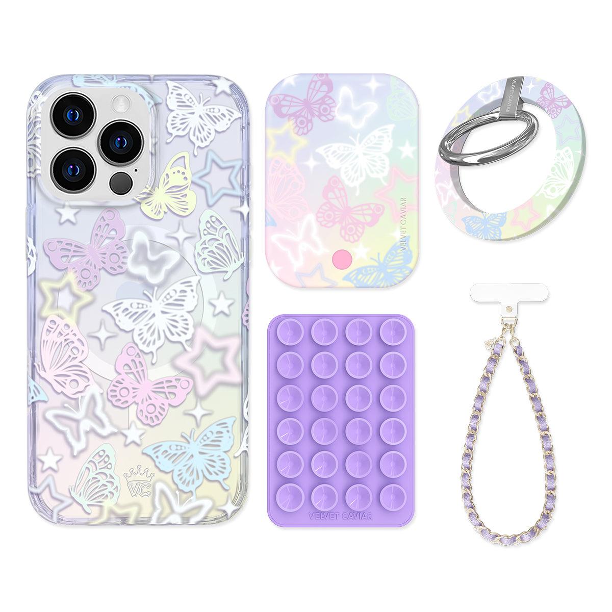 Butterfly Fantasy iPhone Bundle Set - Grip
