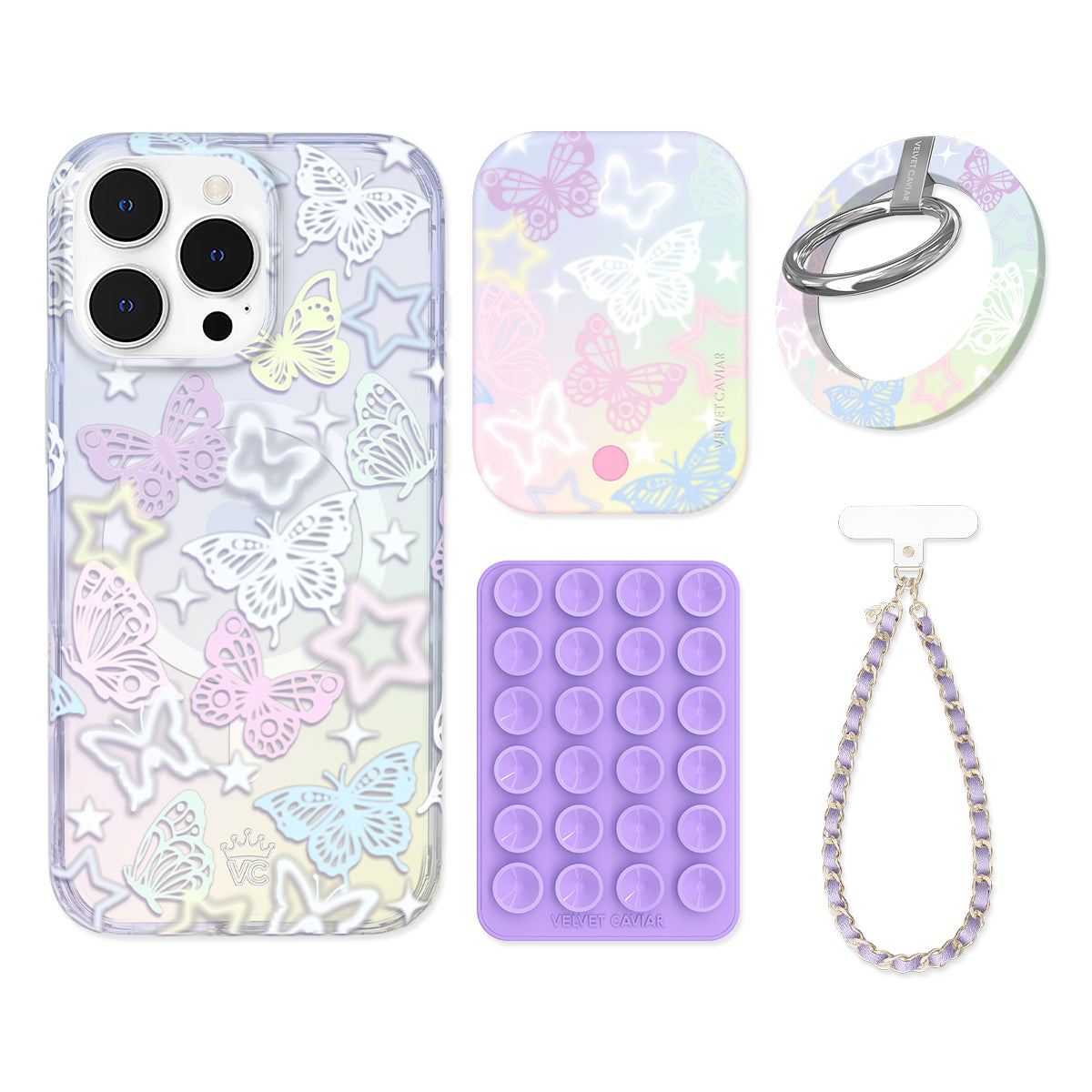 Butterfly Fantasy iPhone Bundle Set - Grip