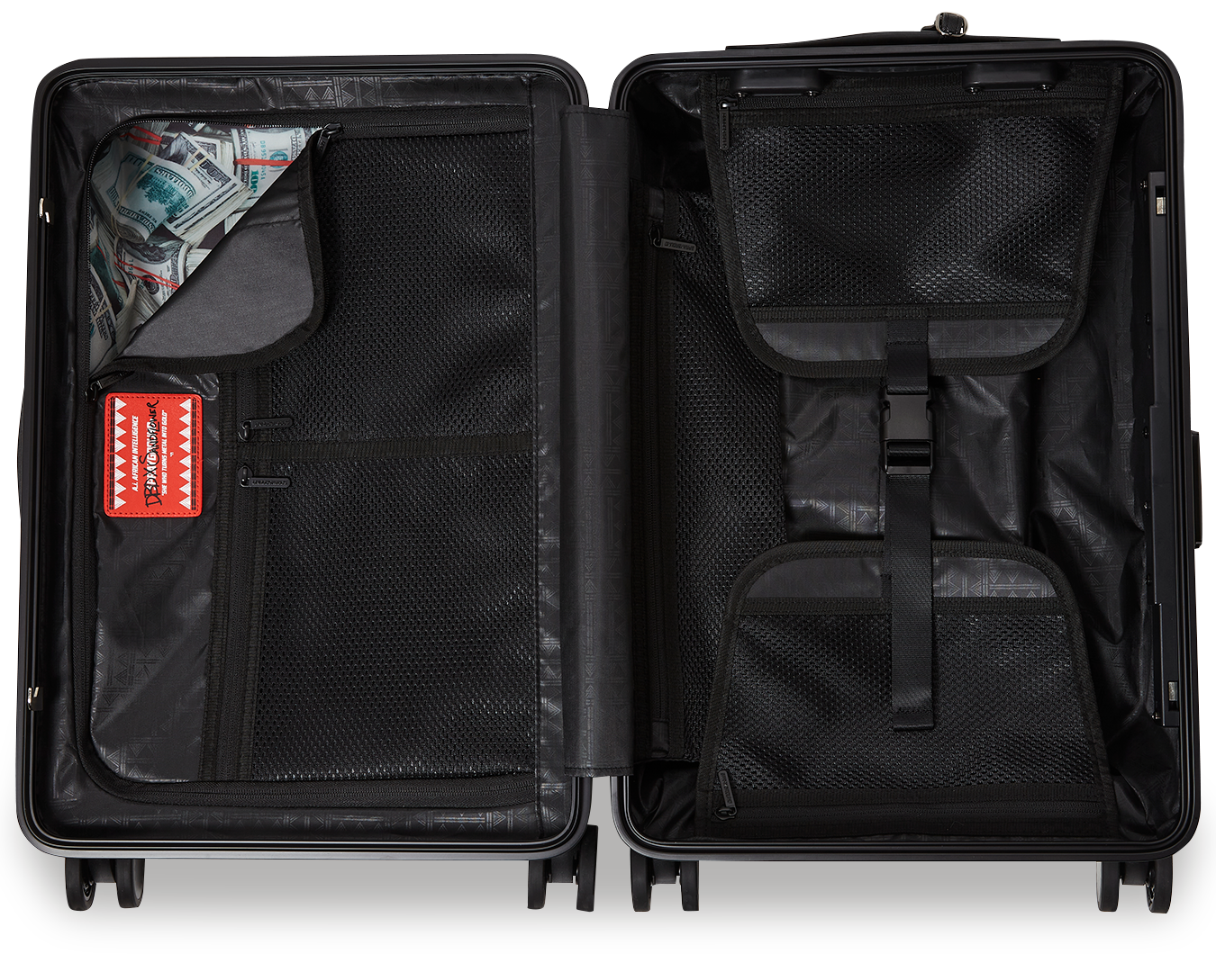 A.I. PATH TO THE FUTURE III HARDSHELL CARRY-ON LUGGAGE - SANDFLOWER COLLAB