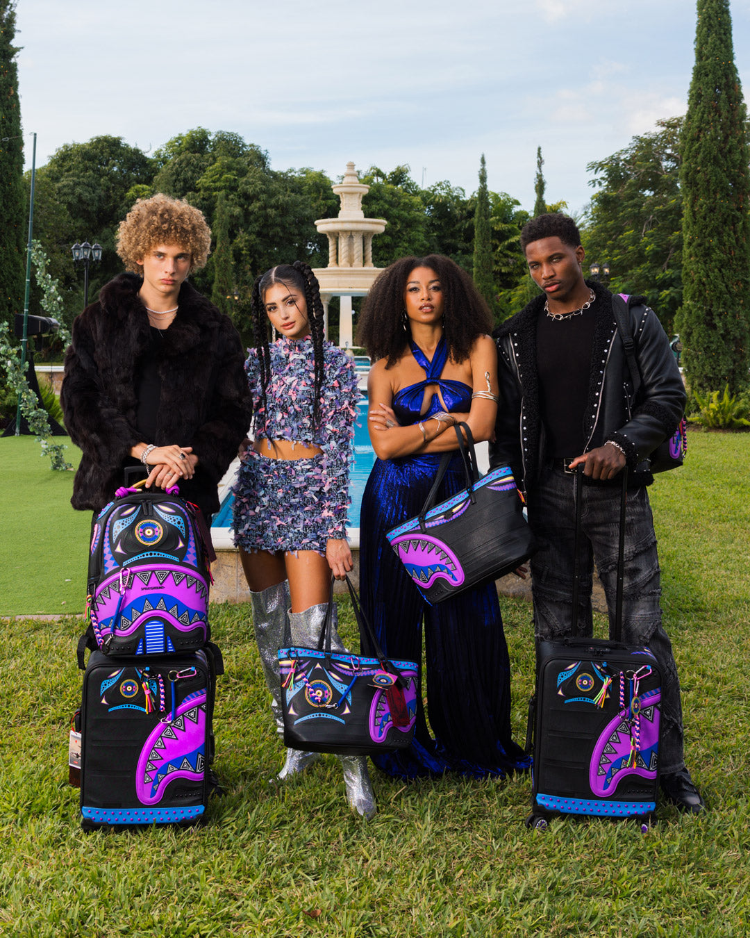 A.I. BROOKLYN & BEYOND - SANDFLOWER COLLAB IMPERIAL CARRY-ON LUGGAGE