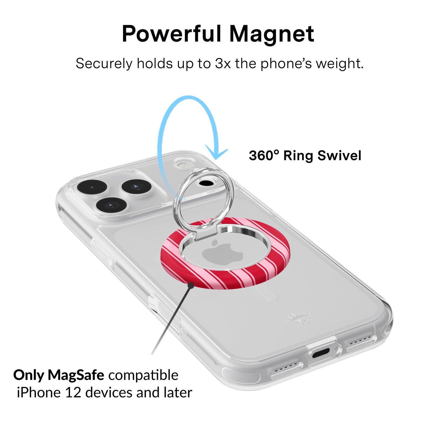 Candy Stripes MagSafe Grip Ring