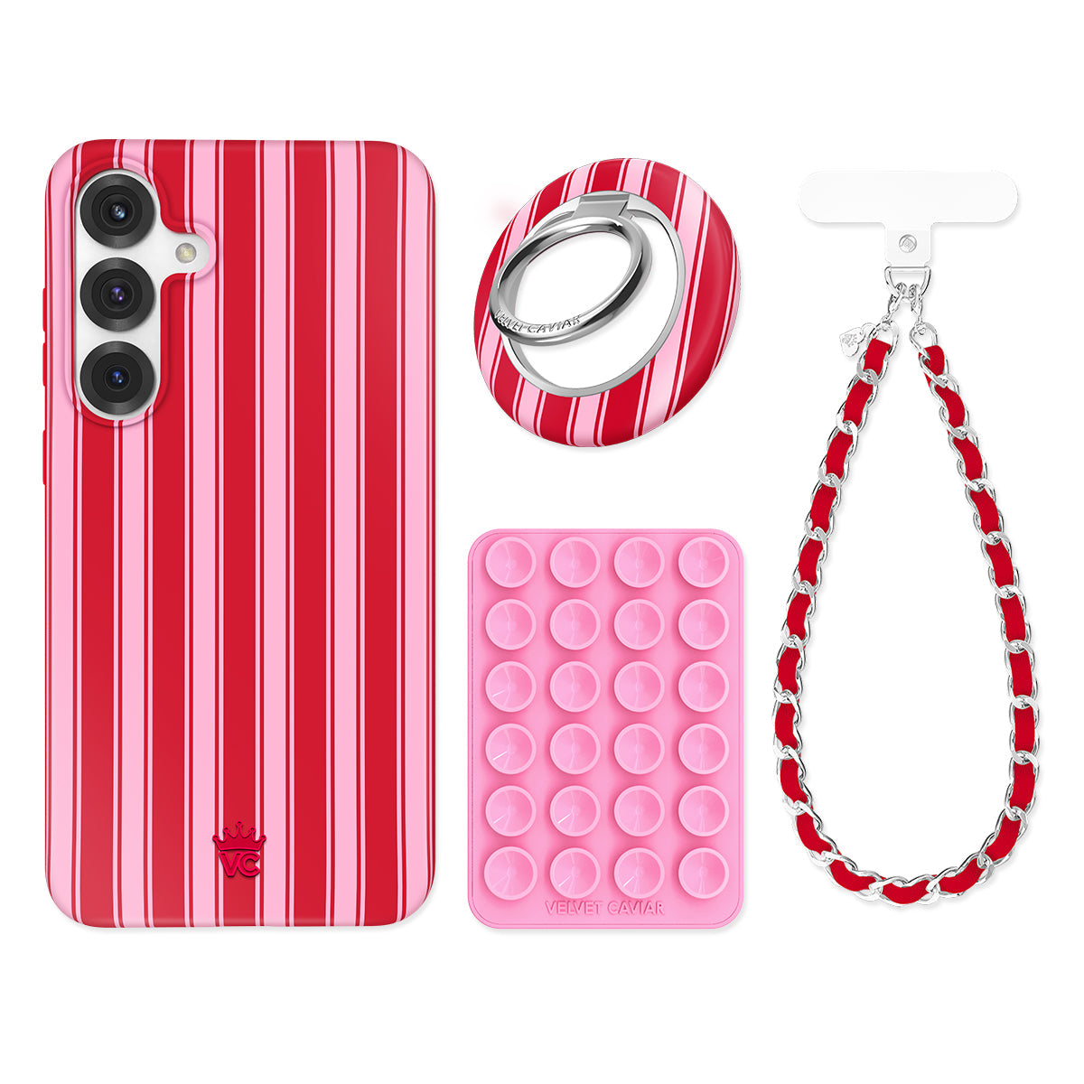Candy Stripes Samsung Bundle Set