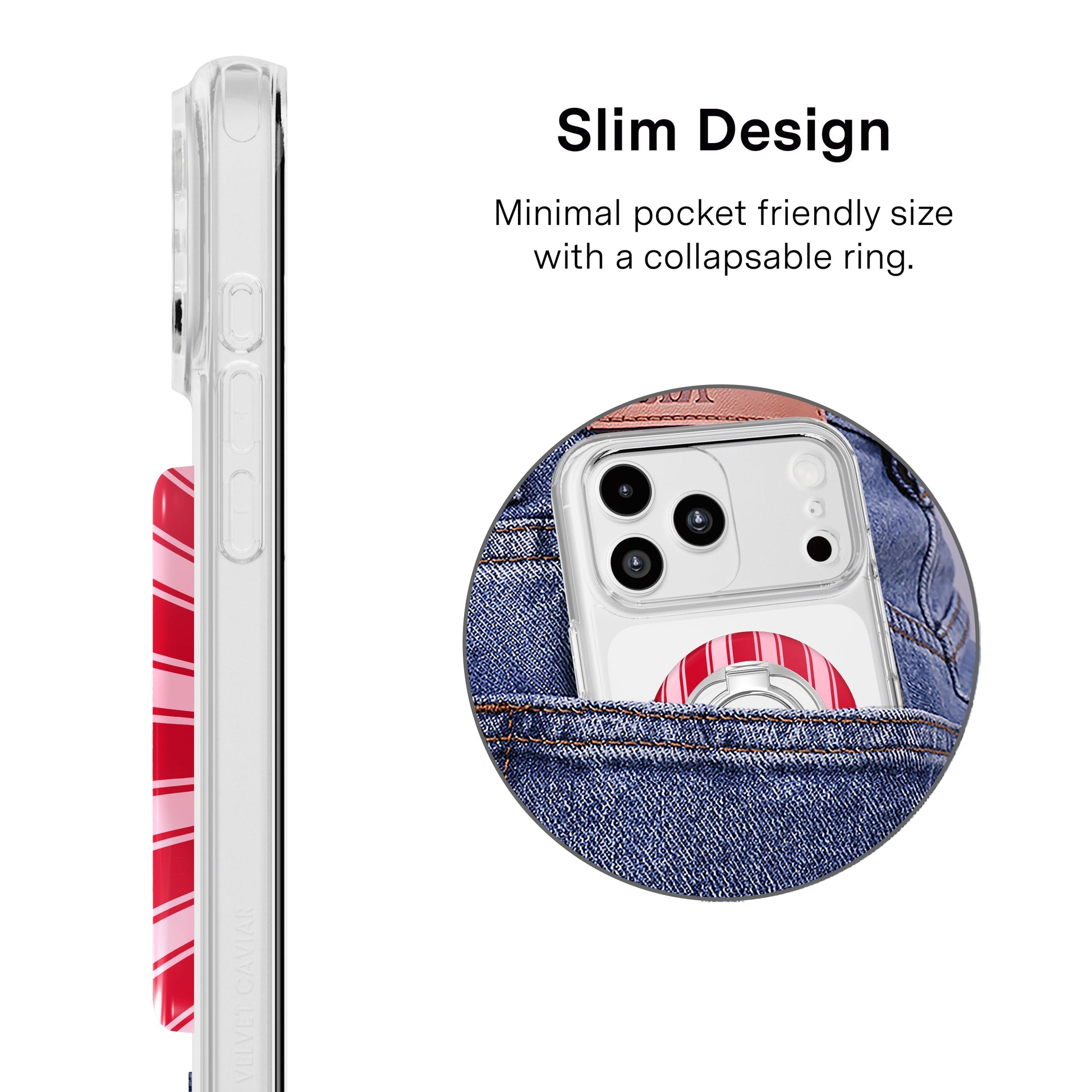 Candy Stripes MagSafe Grip Ring