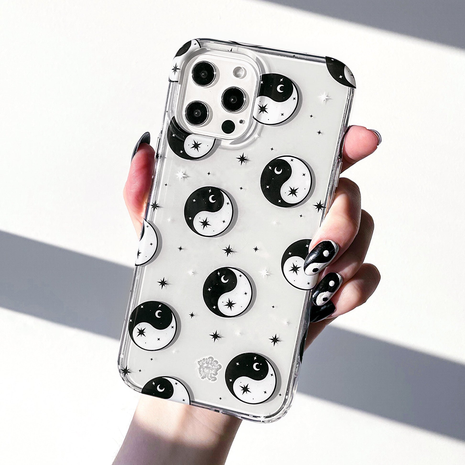 Yin & Yang Clear iPhone Case