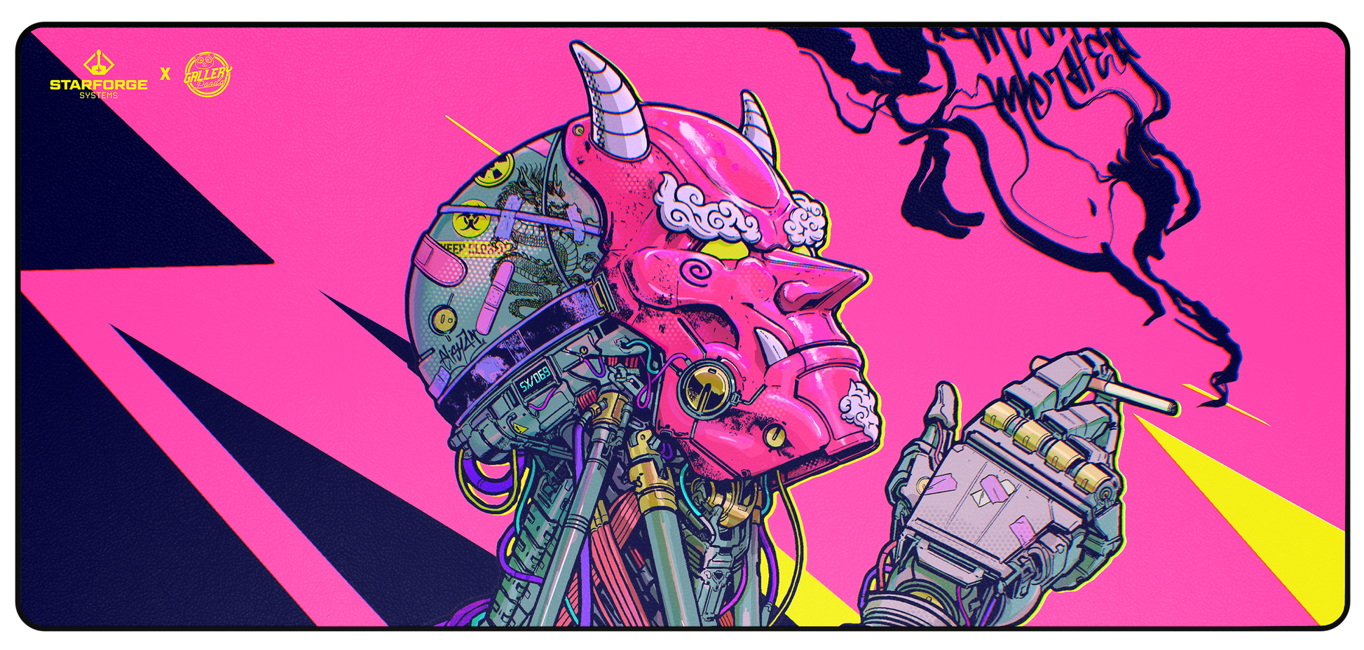 Breathing the Evil - Desk Mat