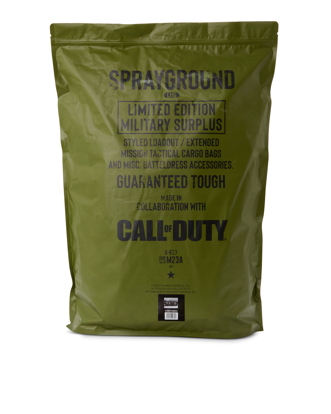 CALL OF DUTY SHARK TORPEDO DUFFLE