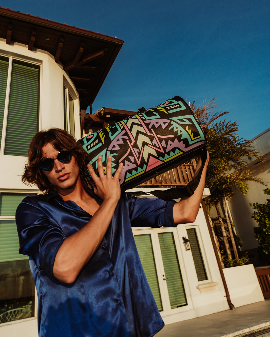 A.I. PATH TO THE FUTURE III DUFFLE - SANDFLOWER COLLAB (GLOW IN THE DARK)